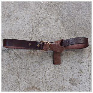 CLASSIC25ss黄铜双环扣 ANOTHER 3cm腰带 极度柔软