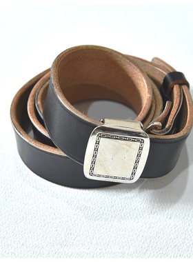 ANOTHER CLASSIC26ss 茶芯手染3cm合页扣腰带