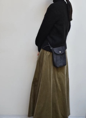 24ss Another Classic英国cfs深灰翻毛小包cleanfit