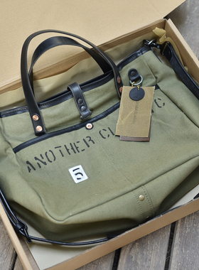 补货，现货！ANOTHER CLASSIC老军布托特包 remake