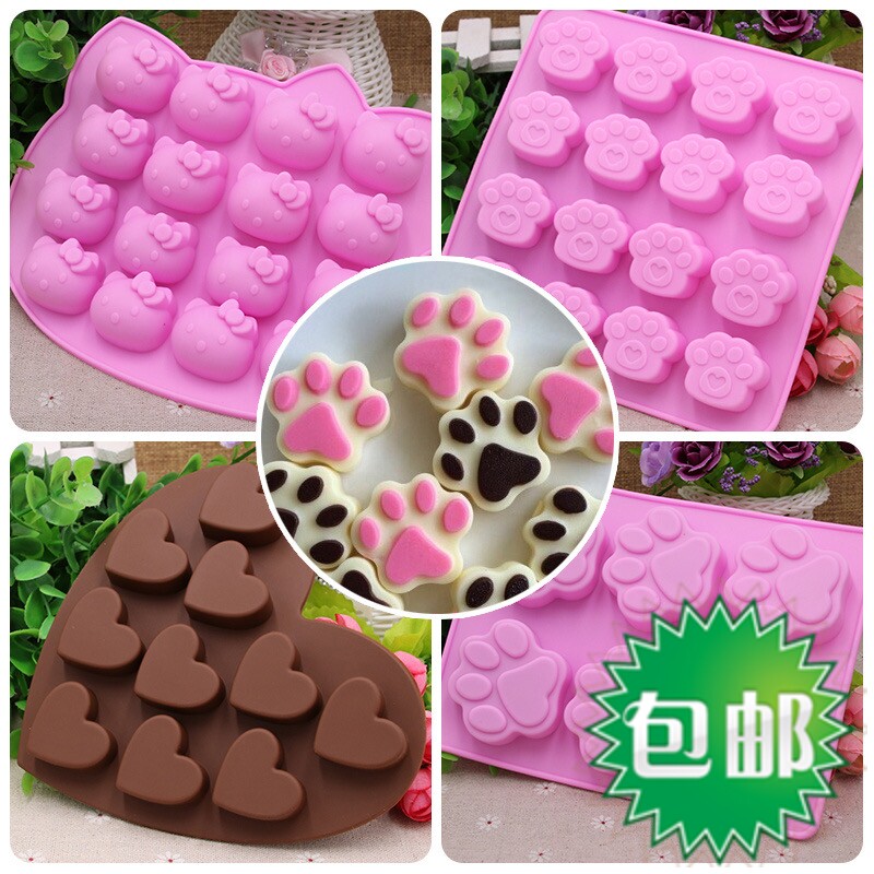 卡通可爱硅胶家用冰棍冰糕冰棒冰块模具自制冰格冰淇淋冻冰块神器