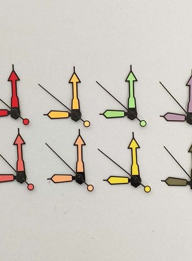 新款黑边箭头指针绿夜光9*13*13mm三针表针装日本NH35/36/4R机芯