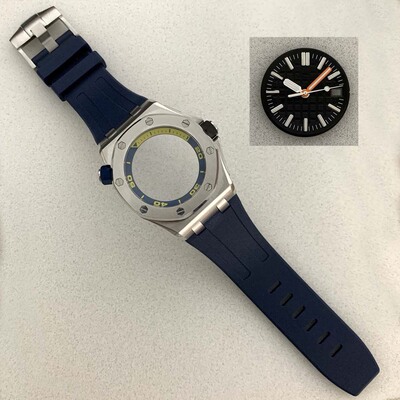 NH35A改装手表配件双把头套壳