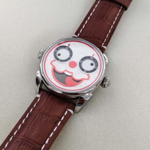 40mm组装系列手表蓝宝镜面全自动机械男士手表NH35机芯搭配皮带