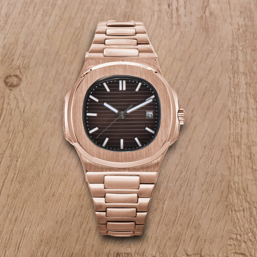 机械手表无logo简约时尚鹦鹉螺款