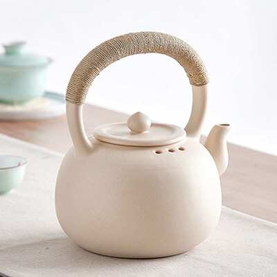 家用陶瓷烧水壶泡茶煮茶器提梁茶壶明火电陶炉陶壶大号大容量