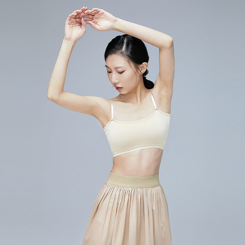 HUHUDANCE舞蹈服胸衣一体无钢圈