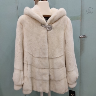 潮流女装 米白ab帽 时尚