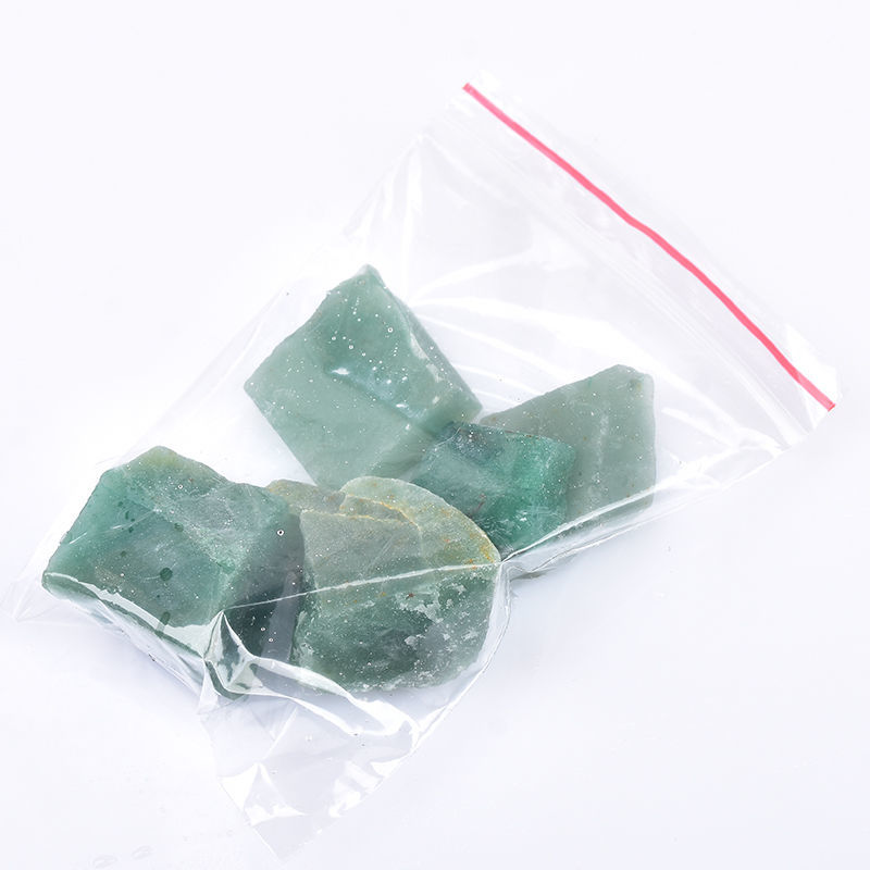 保真天然绿草莓晶水晶原石香薰家居裸石装饰摆件鱼缸花盆造景包邮