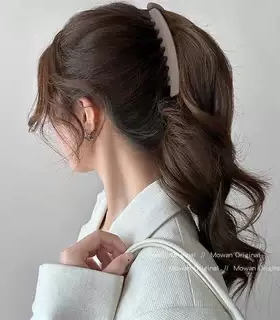 磨砂竖夹香蕉船夹子发夹