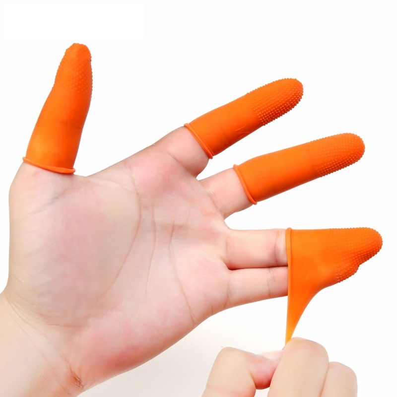 硅胶加厚防滑耐用橙色单只手指头