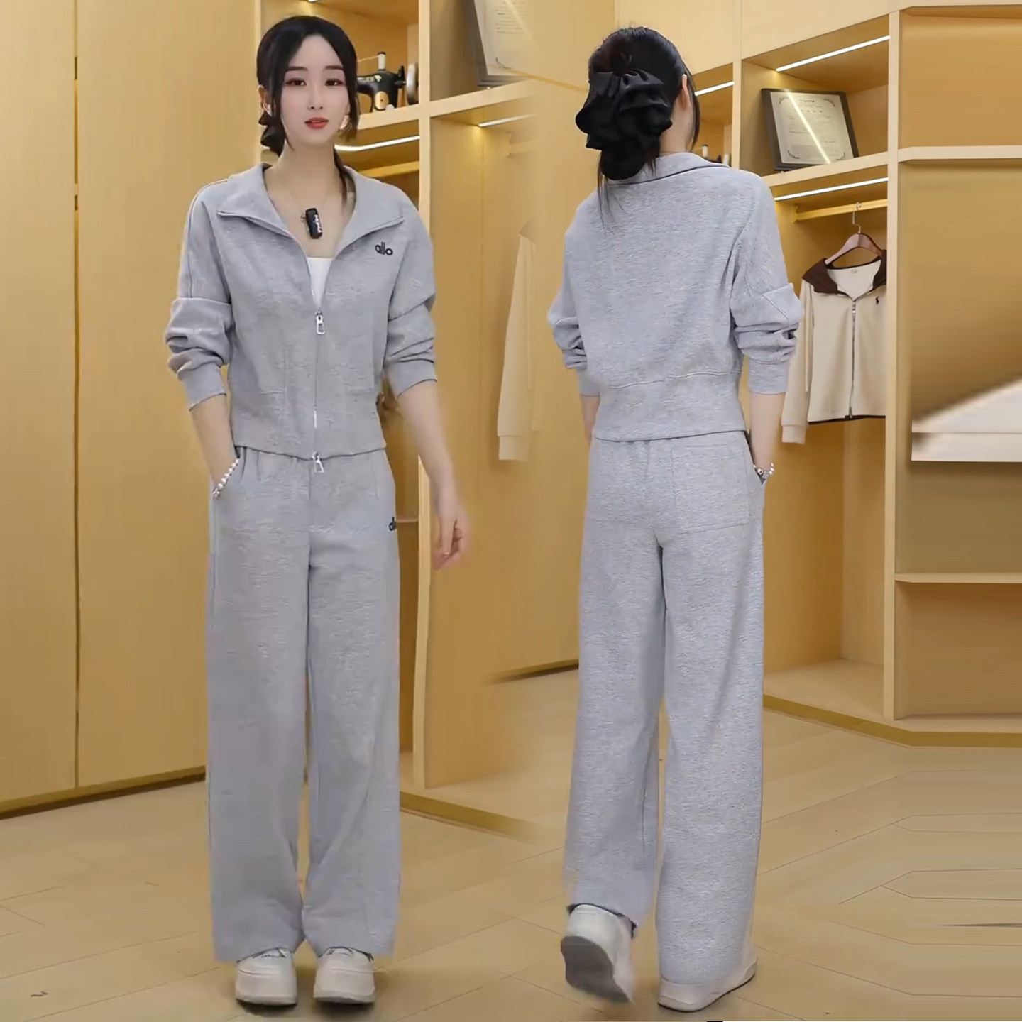开衫休闲套装女2026春季