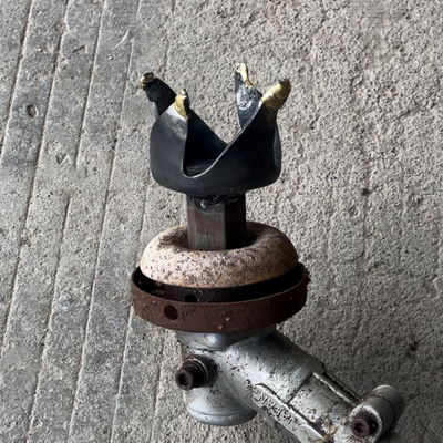 茭白根梳苗分苗硬质合金焊接坚固耐磨钻头割草机改装删苗农用钻头