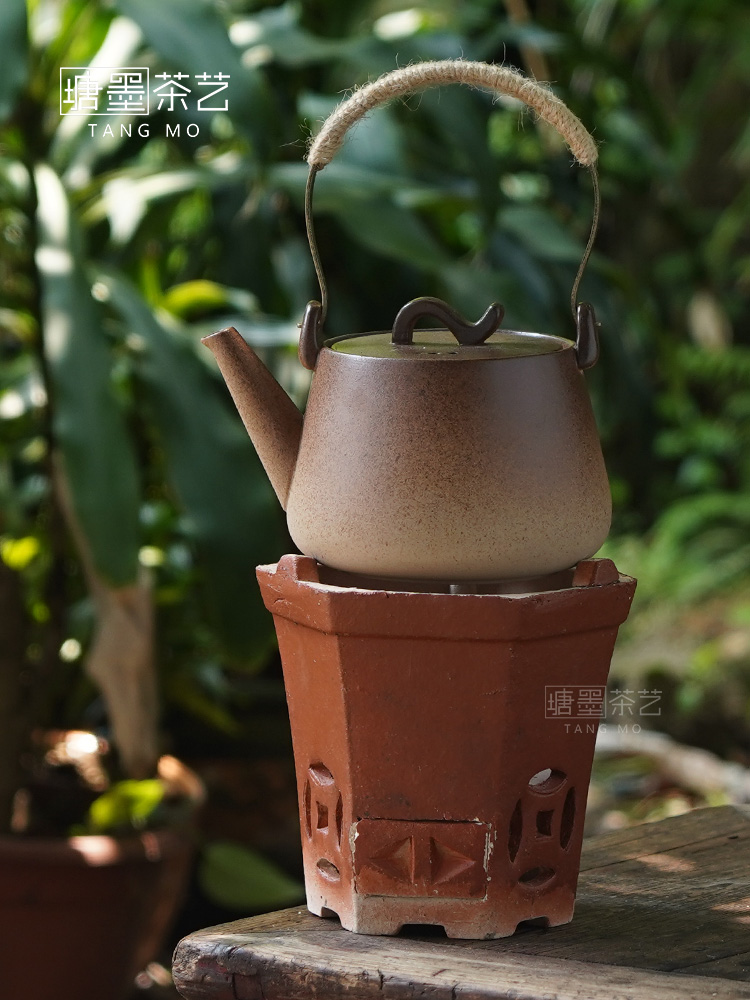 家用大容量泡茶陶瓷壶电陶炉明火烧水壶陶壶提梁壶煮茶器大号复古