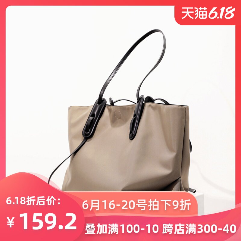 女士包包新款2020托特包帆布尼龙大容量牛津布简约商务通勤单肩包