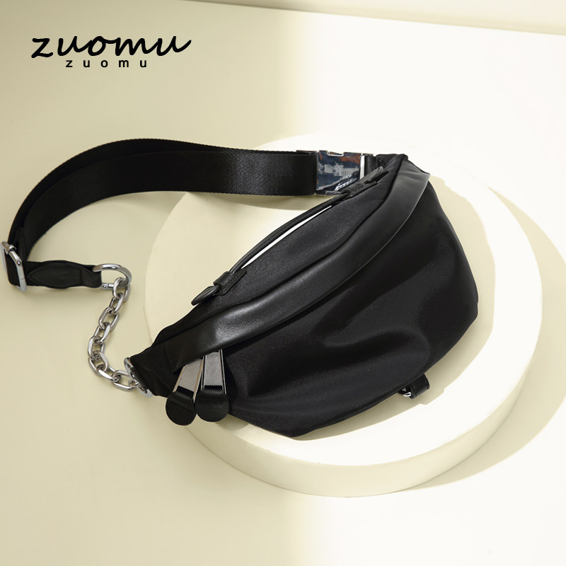 包包2020新款腰包女潮ins牛津布链条斜挎包时尚街头胸包斜跨百搭