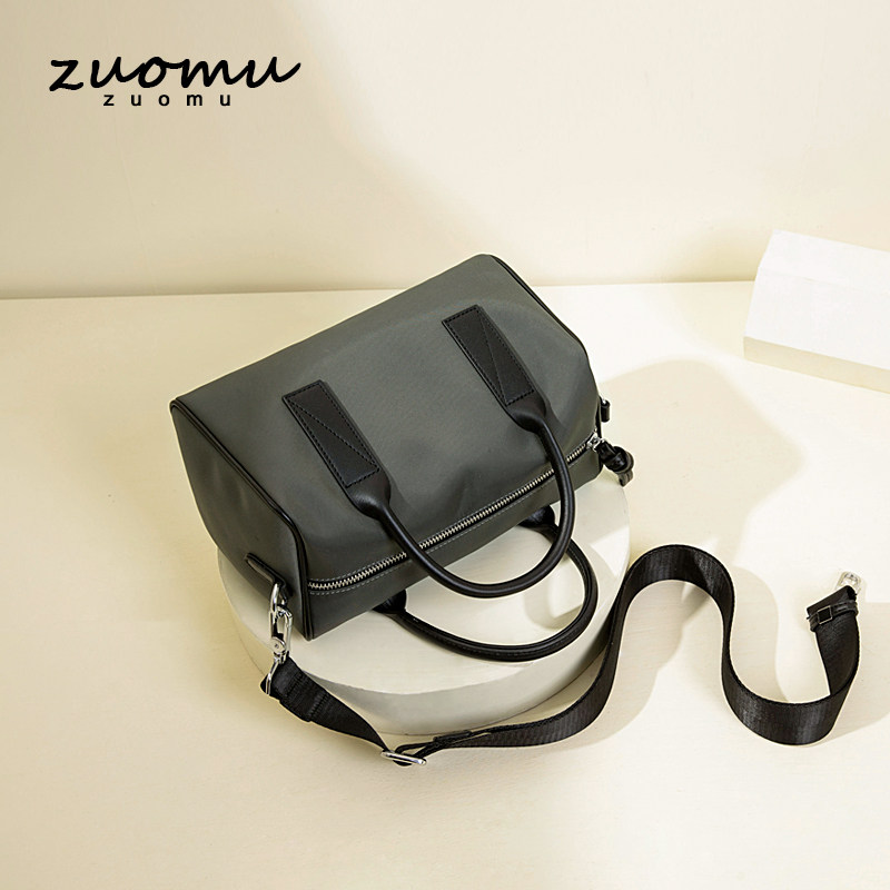 包包2020新款潮百搭时尚宽肩带百搭波士顿枕头包女斜挎包ins 洋气