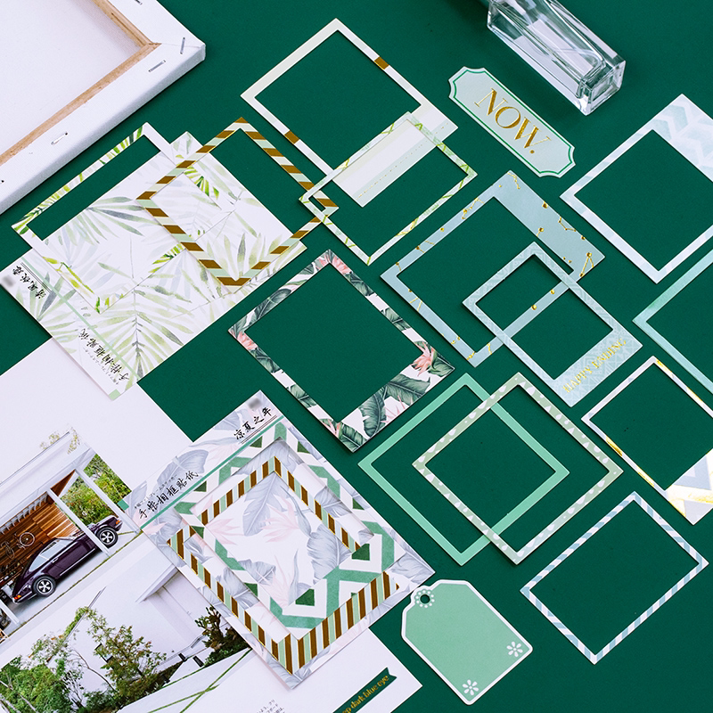手帐边框贴纸文艺小清新ins风成长册纪念册相册日记本照片装饰手工diy
