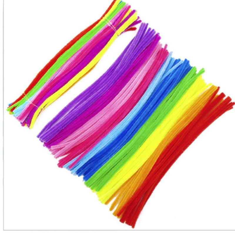 彩色毛条扭扭棒幼儿园益智手工