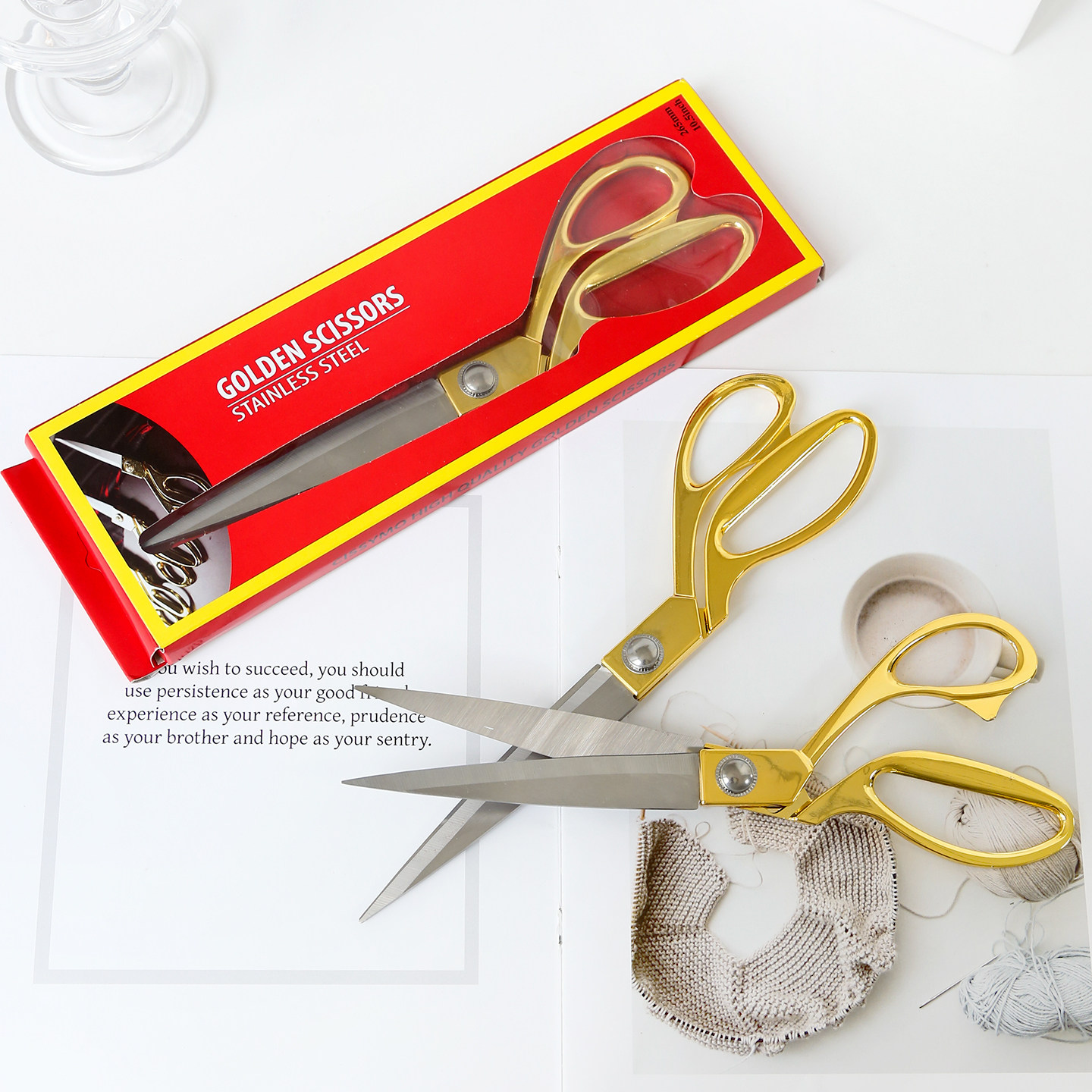 剪刀丝带用金属剪子开业剪彩手工