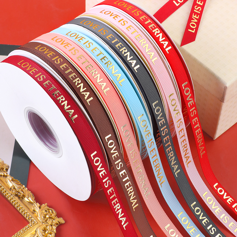 英文字母礼物礼品彩带鲜花细丝带