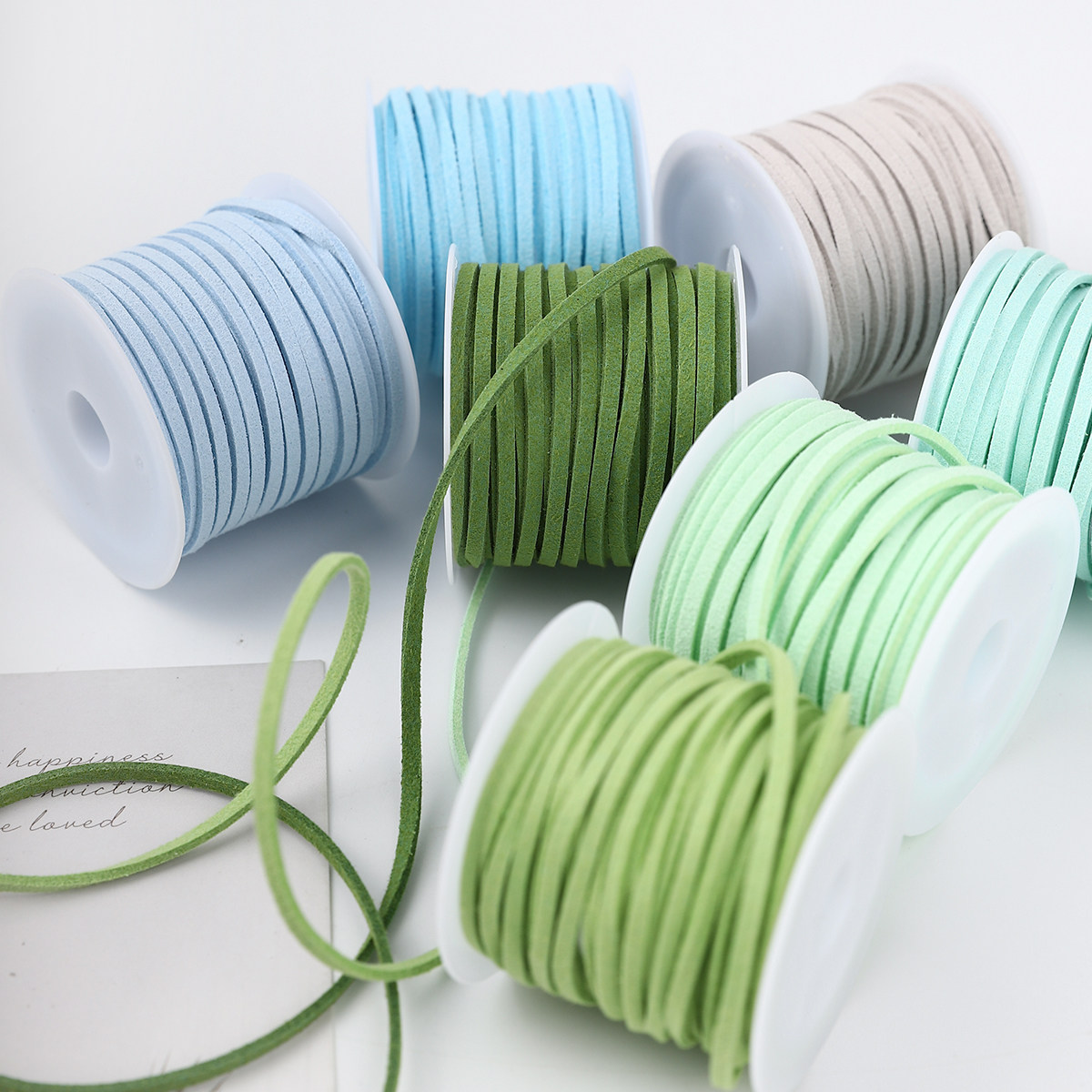 鹿皮绳韩国绒皮绳子diy蝴蝶结