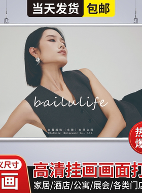 ins风高清挂画UV打印自定义尺寸客厅办公室装饰画可定制厂家直销