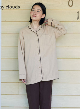 桑妮库拉/Sunny clouds 女式纯棉柔软双纱棉家居服