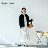 开衫 春季 针织外套 Sunny clouds棉混针织暗扣蝙蝠袖 新品 桑妮库拉