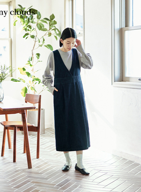 桑妮库拉/Sunny clouds纯棉灯笼袖针织衫灰宽松卫衣女春