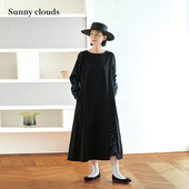 桑妮库拉 纯棉小纹印花假两件连衣裙 女式 Sunny clouds