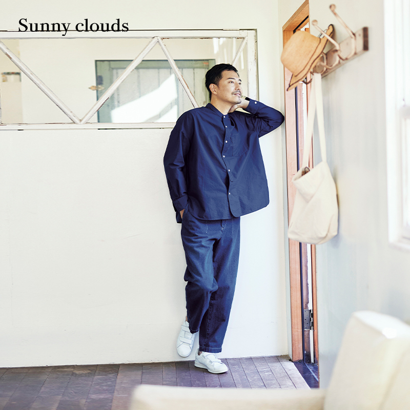 宽松百搭衬衫蓝色夹克外套