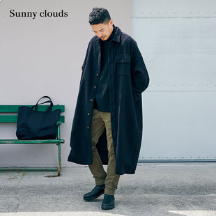 男式 风落肩宽松长款 Sunny 外套 桑妮库拉 衬衫 clouds