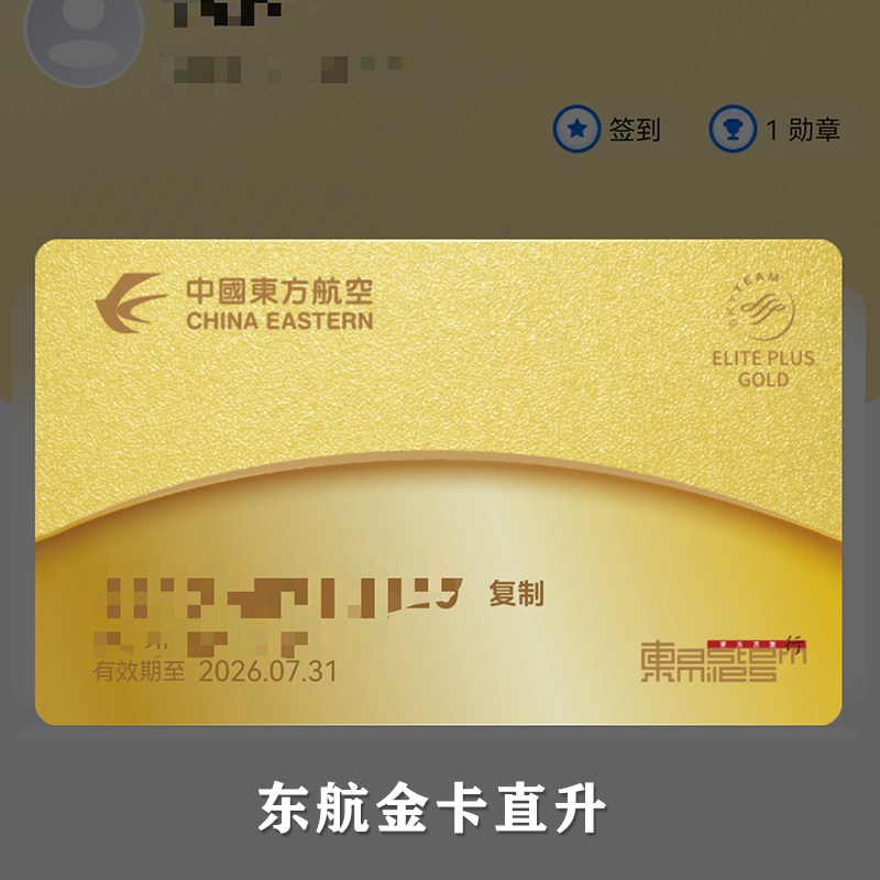 东航金卡老号直升 东方航空 超重行李额机场贵宾头等舱休息室