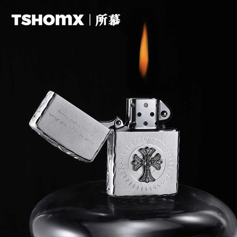 TSHOMX所慕打火机侧面雕花
