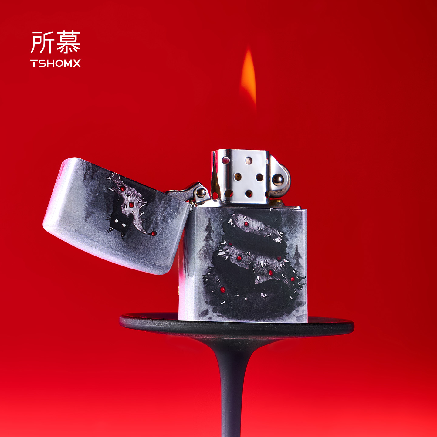 TSHOMX所慕【暗黑猫树】打火机