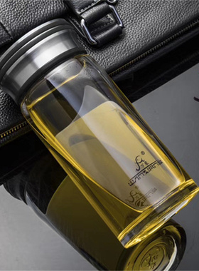 万象玻璃杯双层过滤泡茶男女商务隔热车载水杯子V70/V71/U70/U71