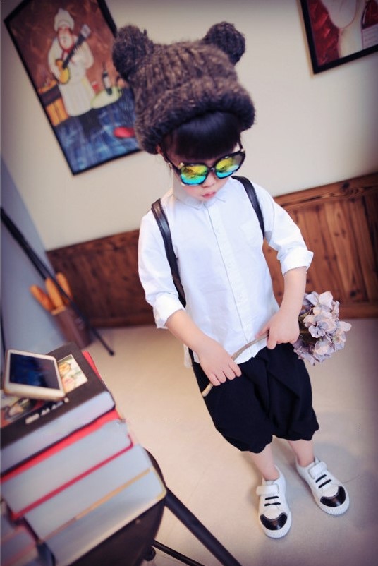 Chemise enfant à manche longue - Ref 2083443 Image 3