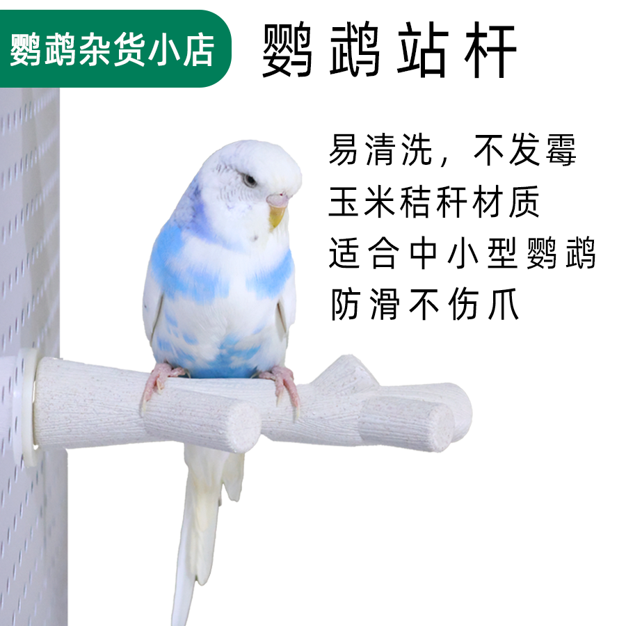 鹦鹉杂货小店玉米秸秆鹦鹉鸟类站棍站杆站台耐啃咬用品中小型通用,宠物/宠物食品及用品,鸟类站杆,淘宝优惠券,粉丝福利购,淘宝优惠卷