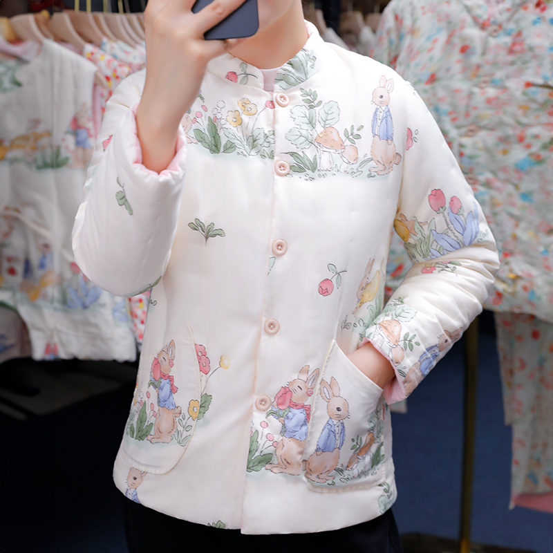 保暖新款加厚手工秋冬季棉衣女式