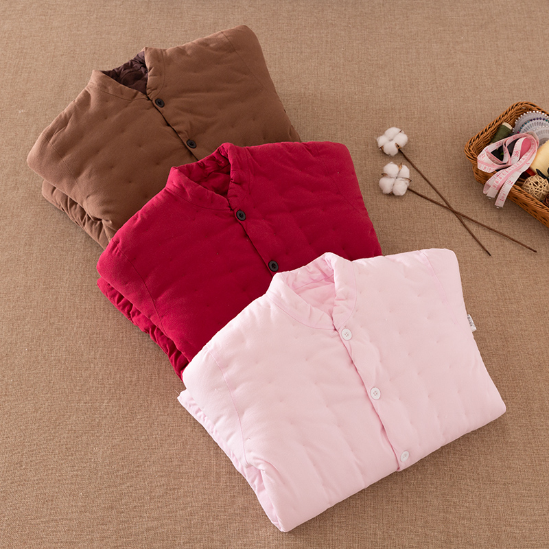 手工棉衣秋冬季内穿修身修身