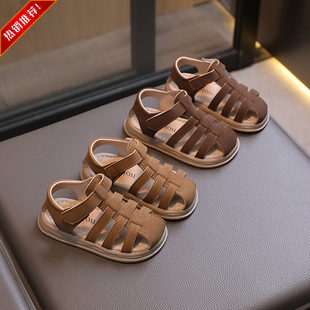 新款儿童凉鞋男童防滑防臭可下水夏季轻便帅气包头女孩耐脏沙滩鞋