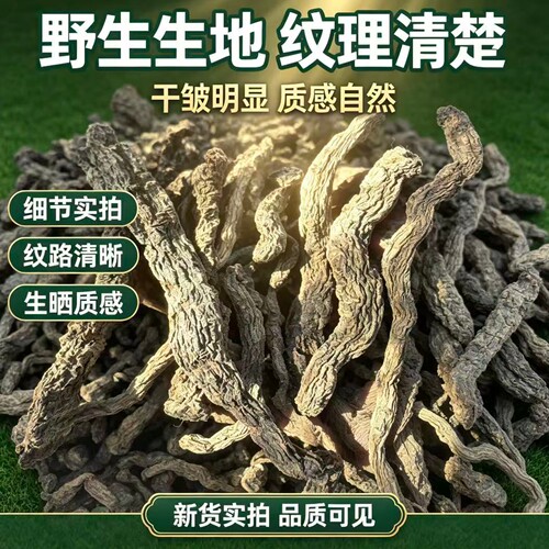 野生无熏硫生地黄干货煲汤