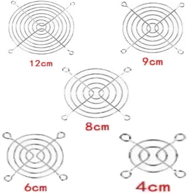 30 40 50 60 70 80 90 120 140MM散热风扇防护网金属网机箱铁网罩