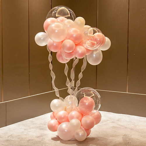 气球立柱送备用球开业氛围