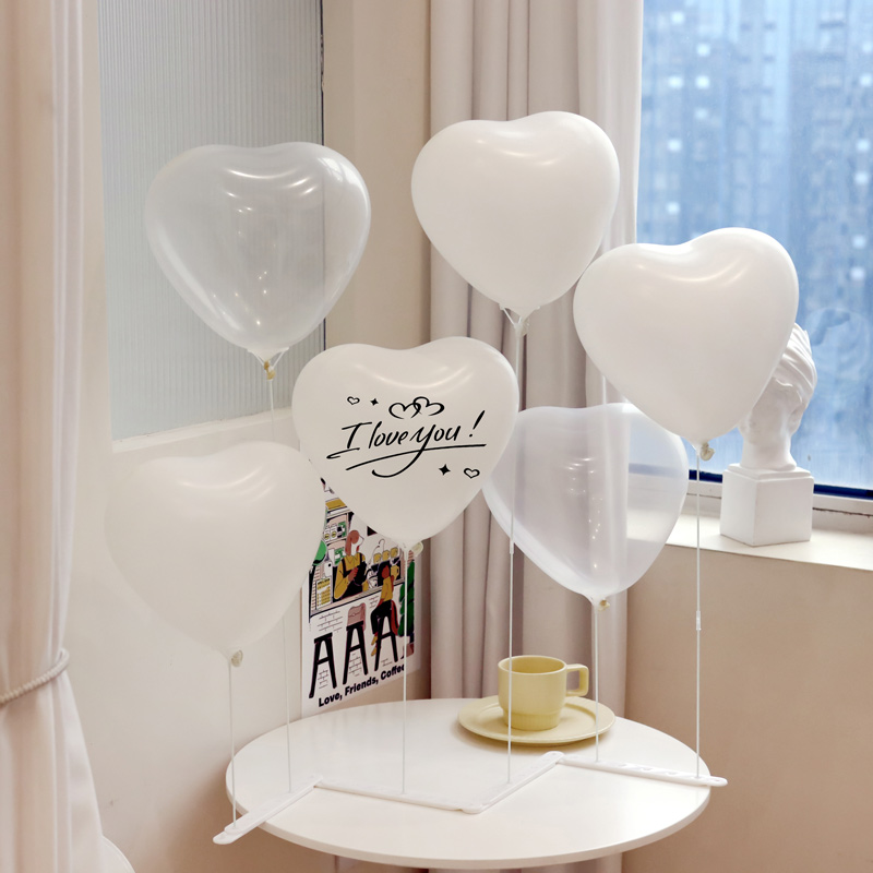 表白爱你气球折叠桌飘