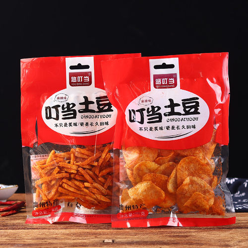 麻辣贵州油炸土豆片薯片零食