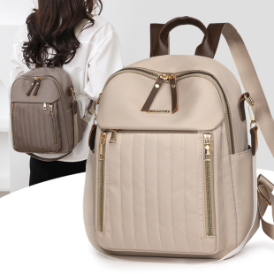 双肩包女士牛津布小背包轻便休闲时尚旅行小型小包夏季户外出行包