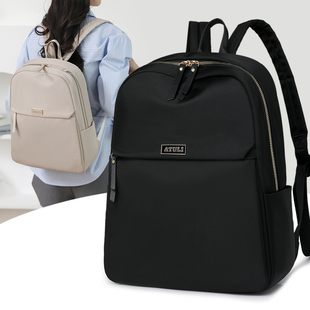 牛津布双肩包女大容量初中女生高中大学生书包14寸电脑包旅行背包