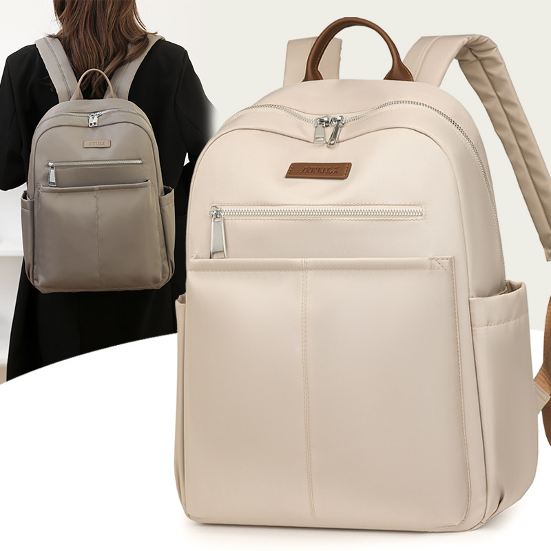 正品大容量双肩包女2024新款轻便14寸电脑包出差上班通勤旅行背包